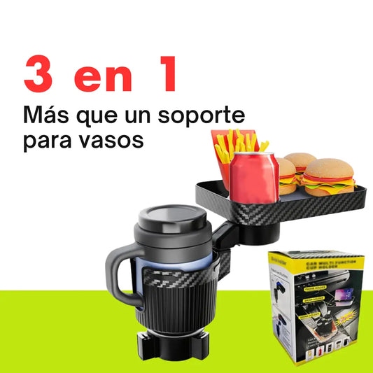 porta vasos ajustable| ideal y efectiva para evitar derrames y mantener la limpieza en tu vehículo.®